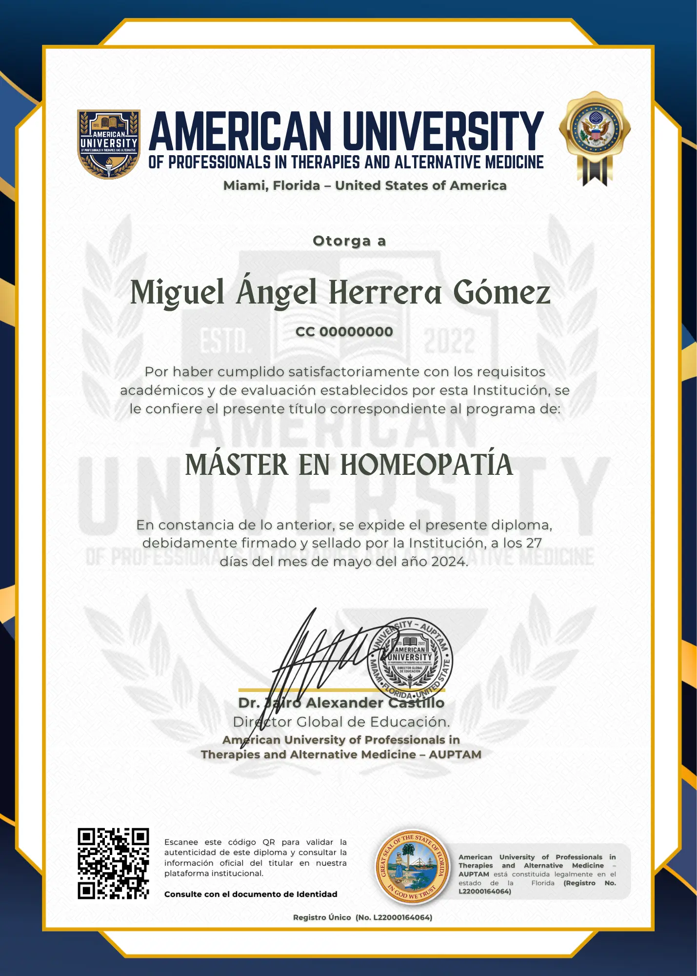 MÁSTER INTERNACIONAL